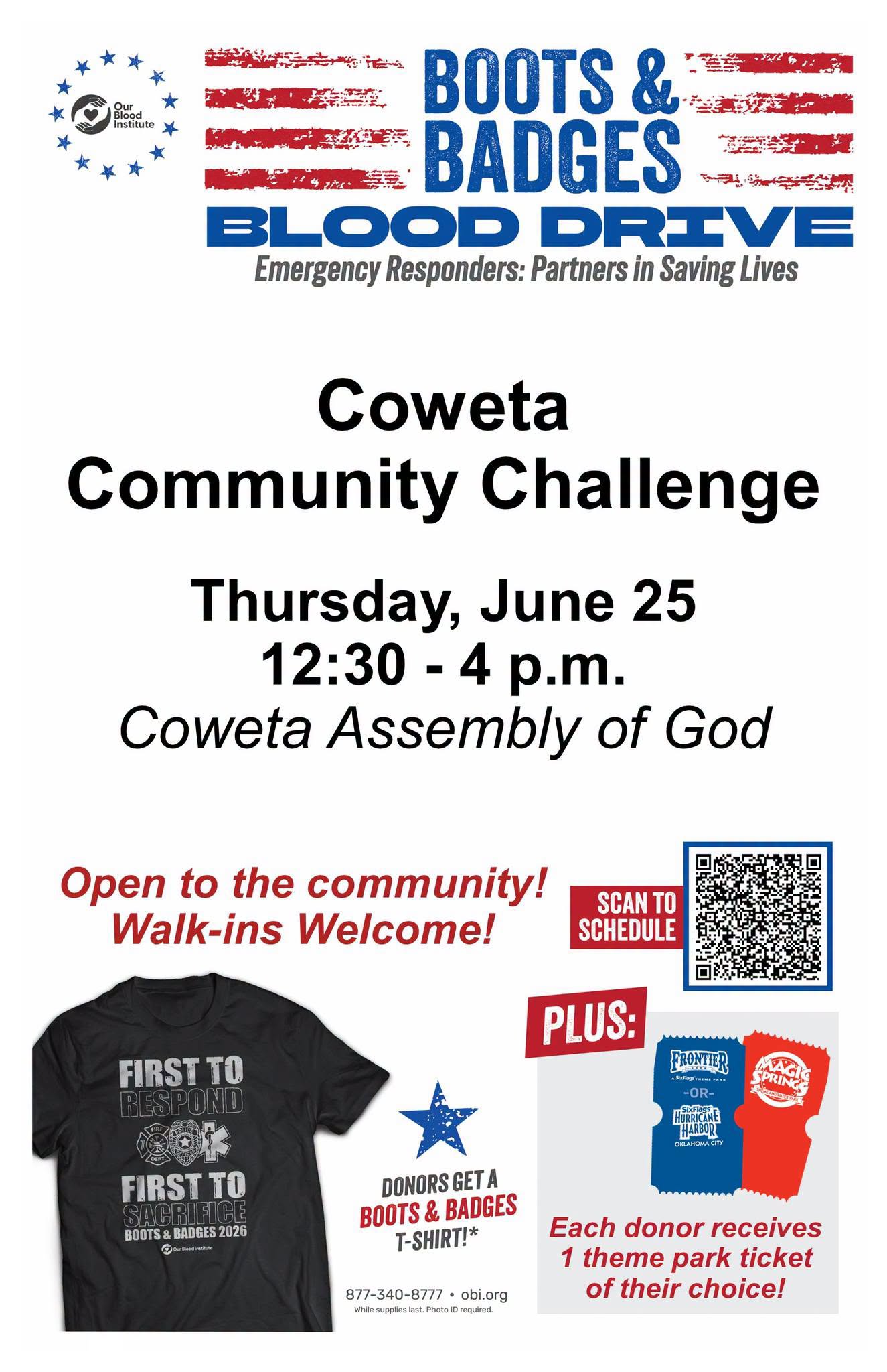 Boots & Badges Blood Drive Community Challenge