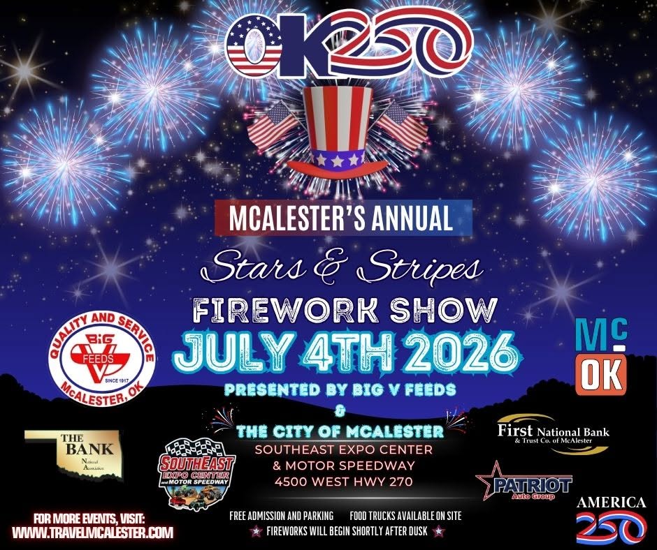 McAlester's Biggest Fireworks Show - 250th Birthday Celebration