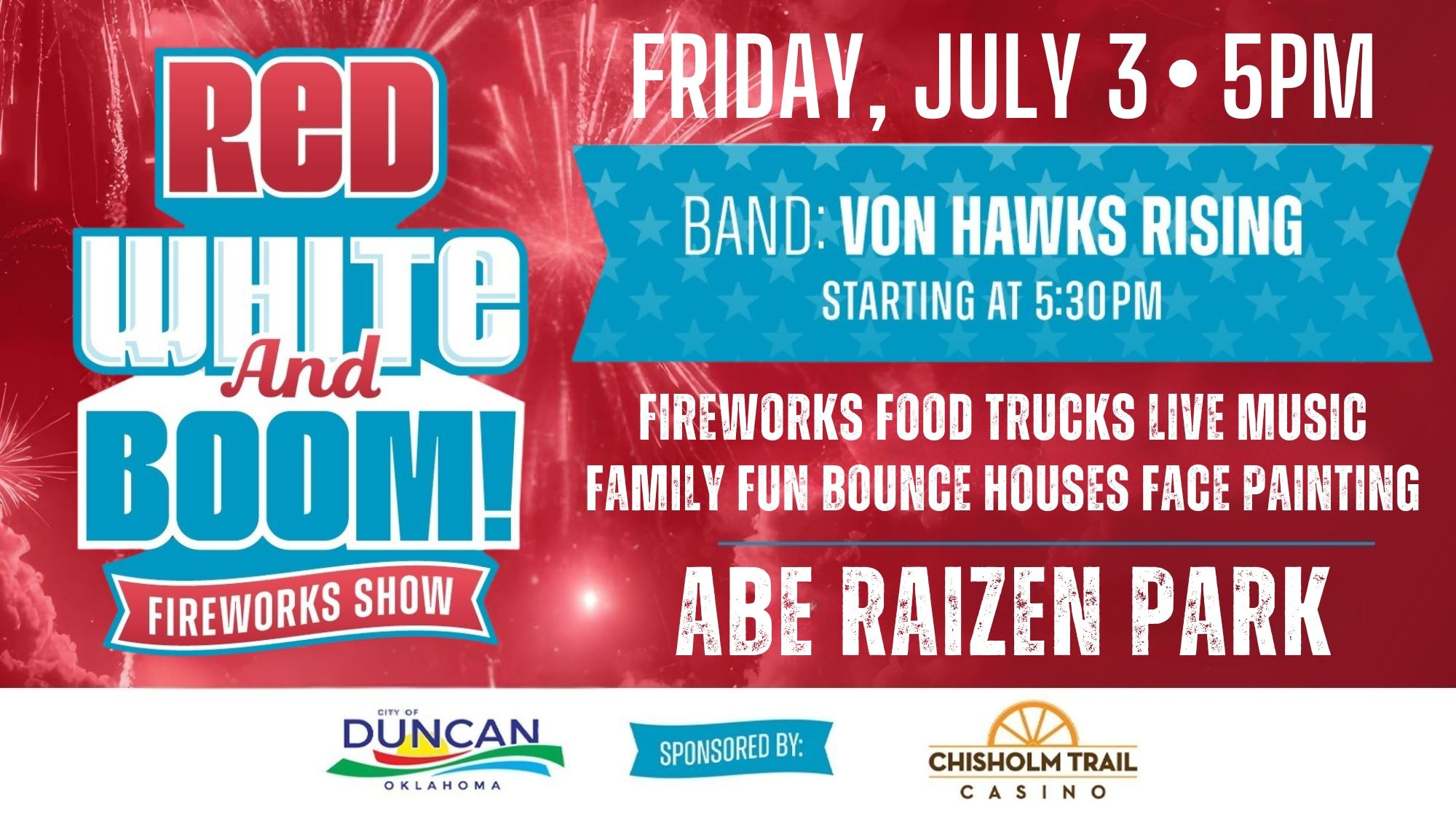 Duncan Red, White & Boom Fireworks Show