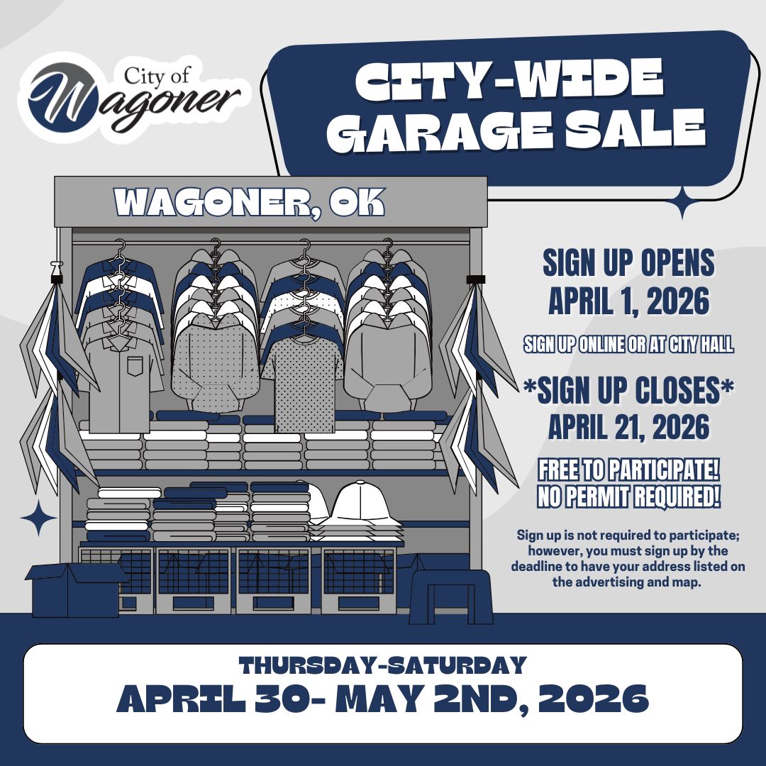Wagoner’s Biggest Garage Sale Weekend