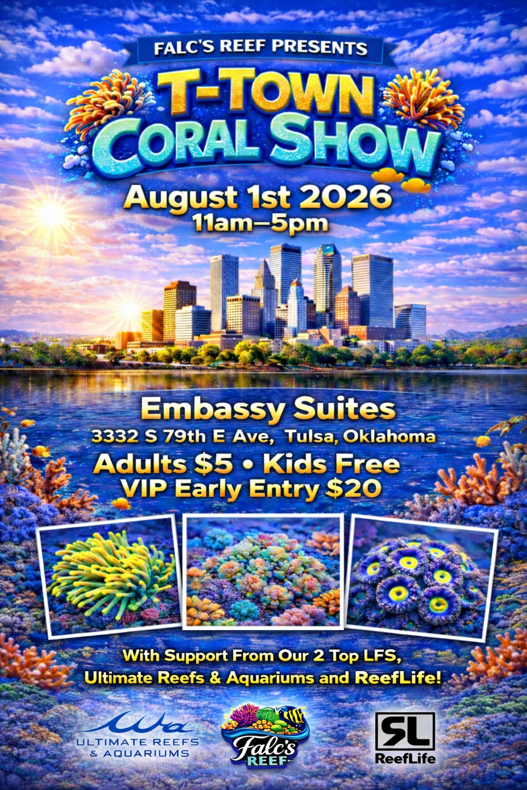 Falc's Reef Presents T-Town Coral Show