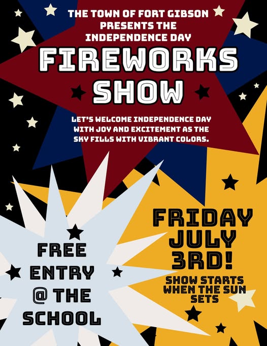 Fort Gibson Let Freedom Ring Fireworks