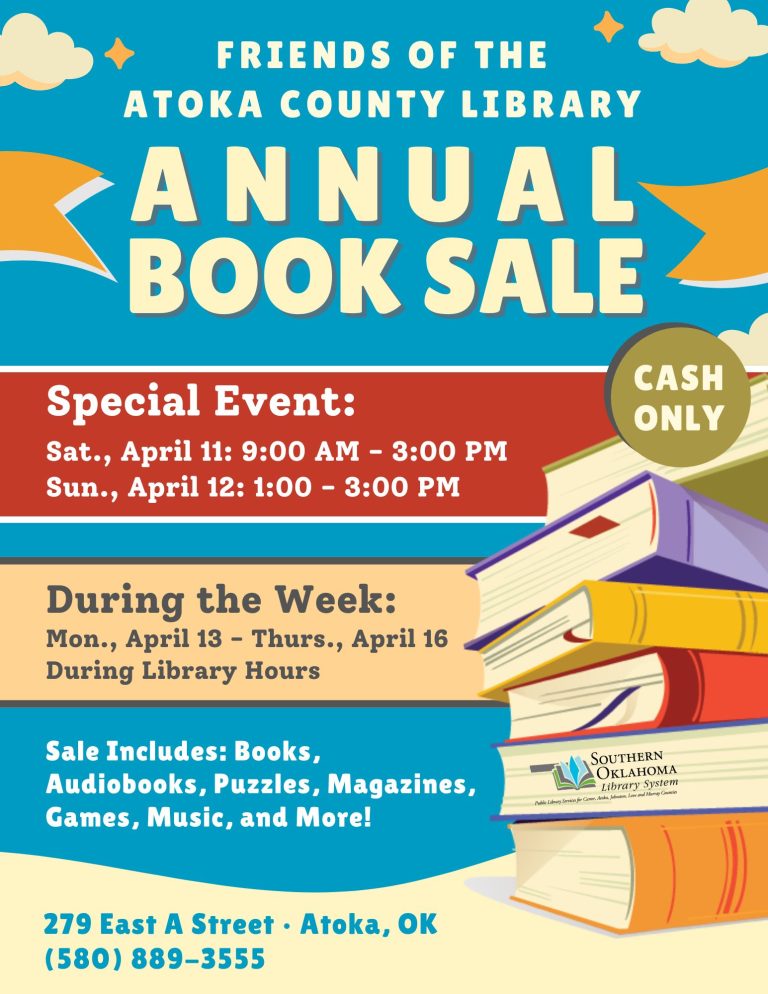 Annual Book Sale - Friends of the Atoka County Library