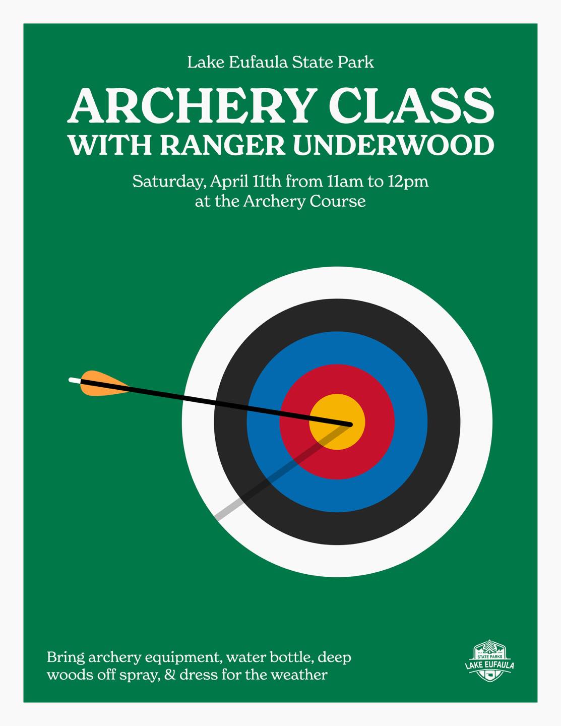 Archery Class with Ranger Underwood