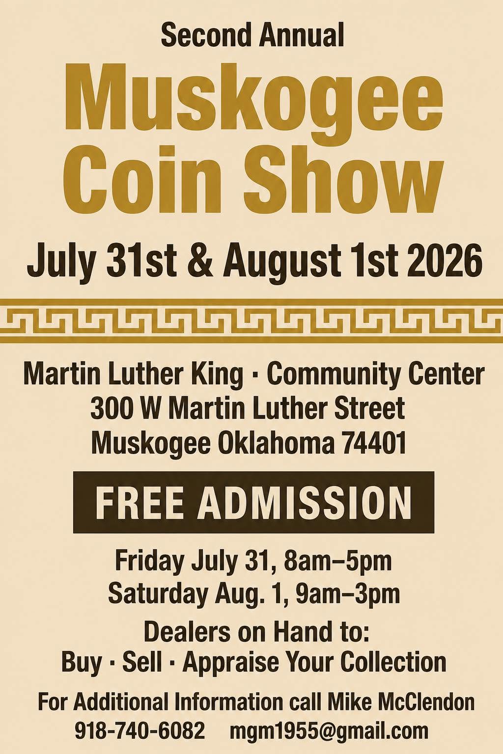 Muskogee Coin Show