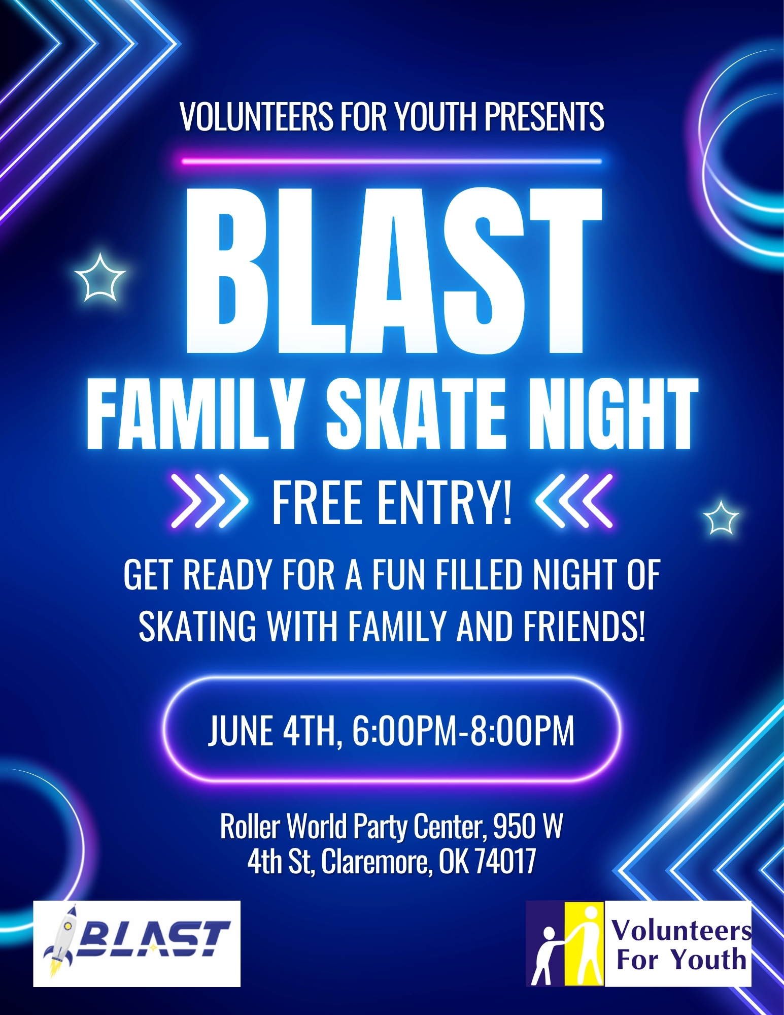 Blast Family Skate Night