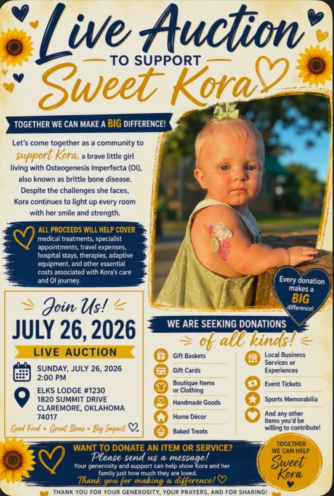Benefit Auction for Kora