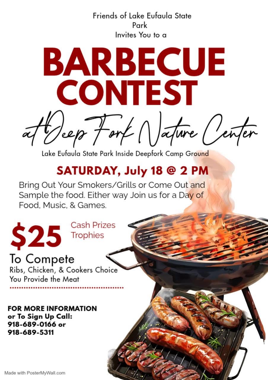 Barbecue Contest at Lake Eufaula State Park’s Nature Center