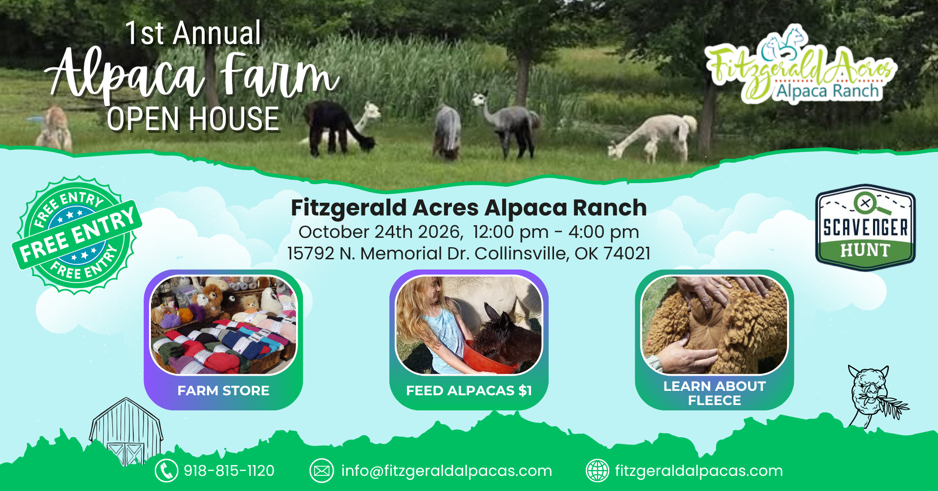 1st Annual Alpaca Farm Open House