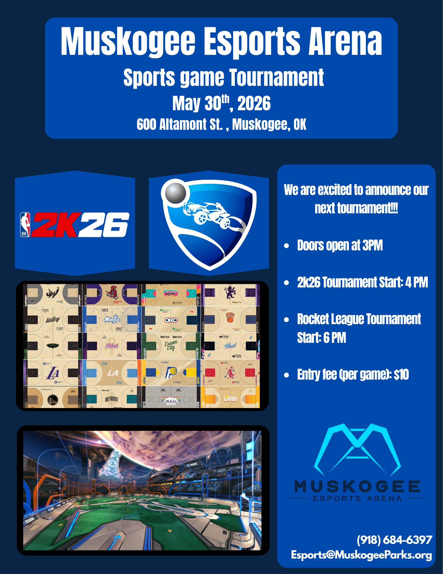 eSports Tournament: 2K26 & Rocket League
