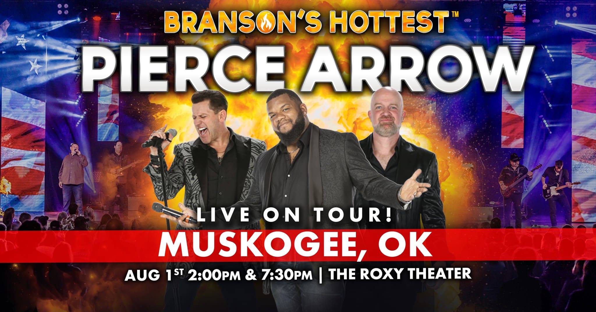 Pierce Arrow Live in Muskogee - Two Shows!