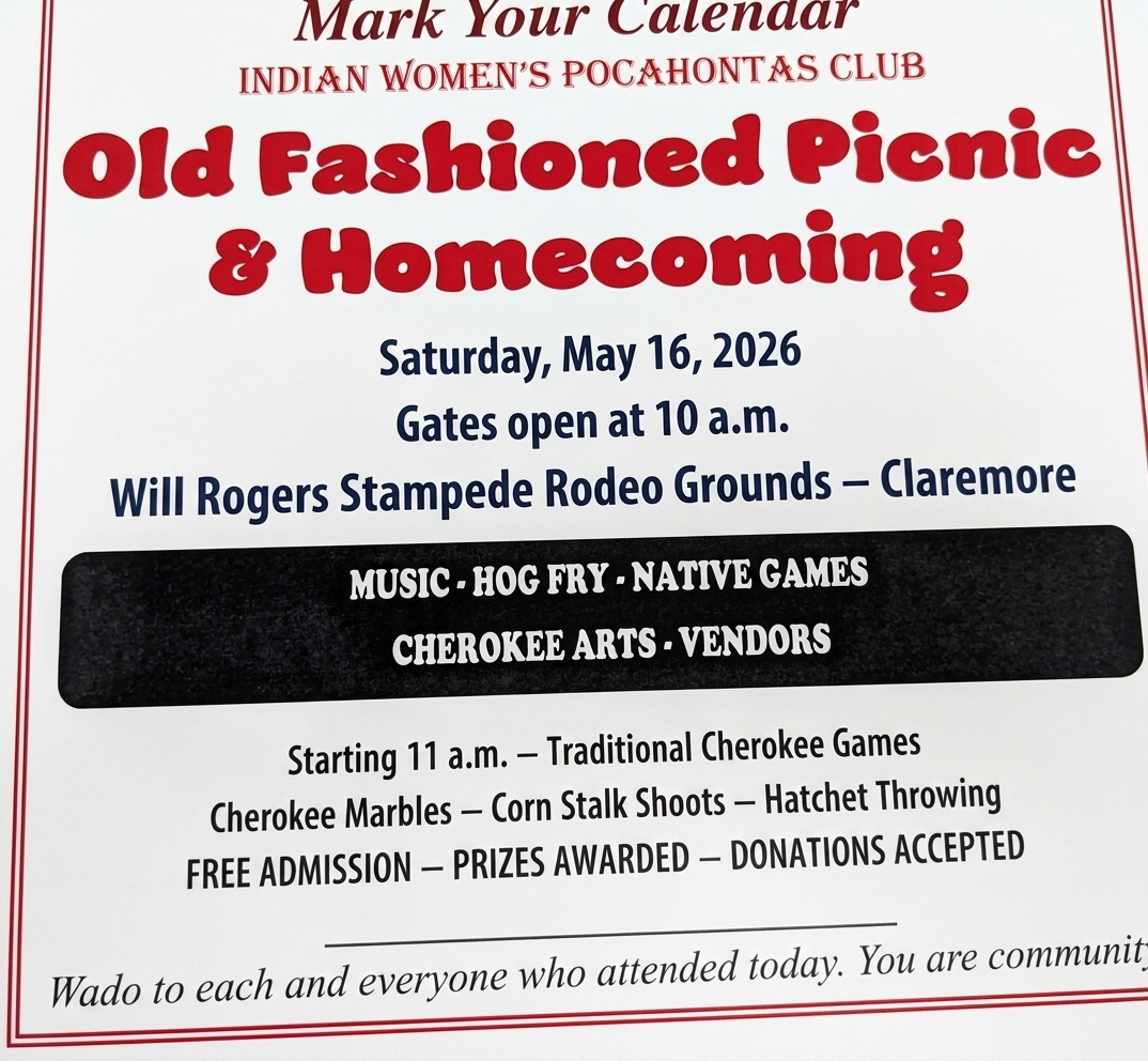 Indian Women's Pocahontas Club Old Fashioned Picnic & Homecoming