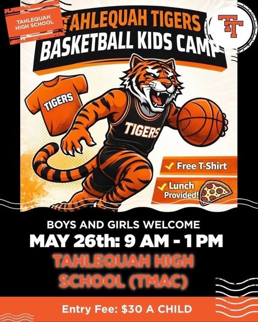 Tahlequah Tigers Basketball Kids Camp