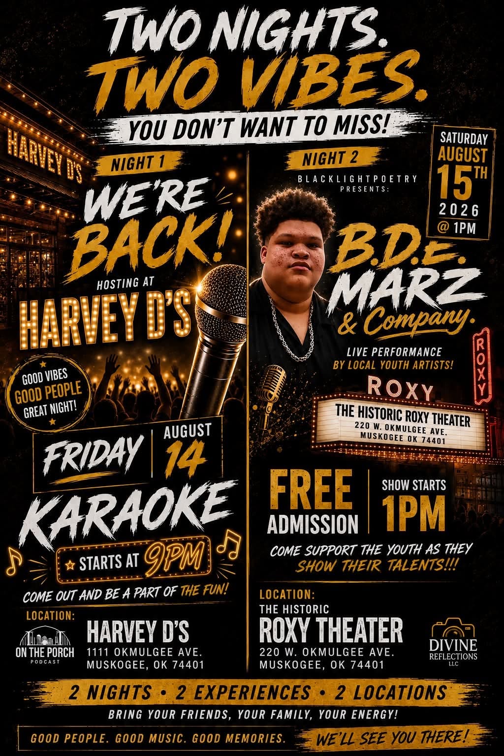 BDE Marz and Company presented by Blacklight Poetry