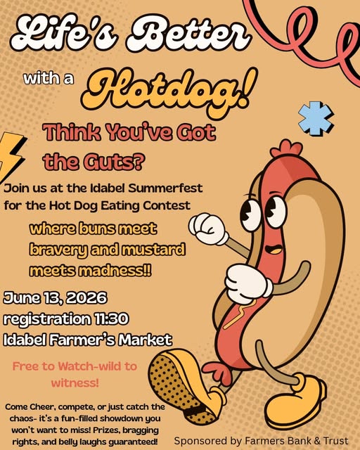 Hot Dog Eating Contest at Idabel Summerfest
