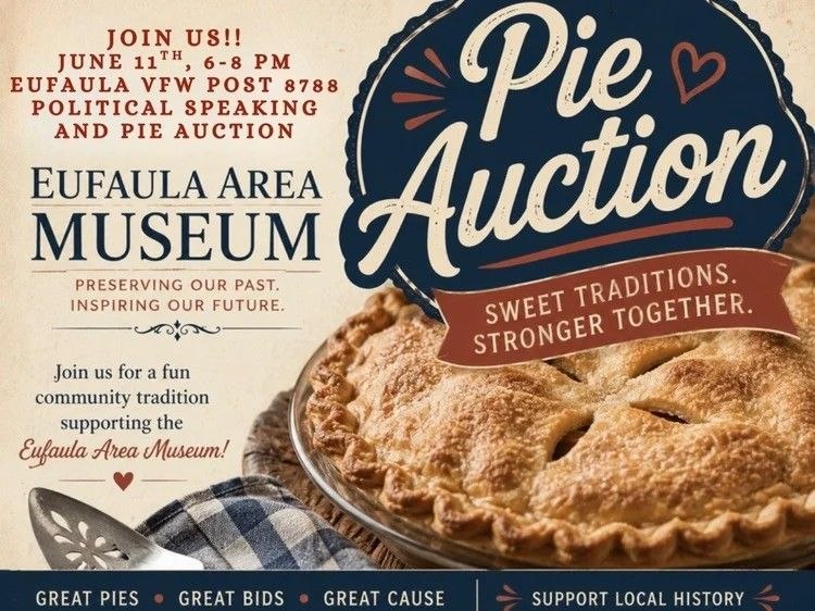 Political Speaking and Pie Auction