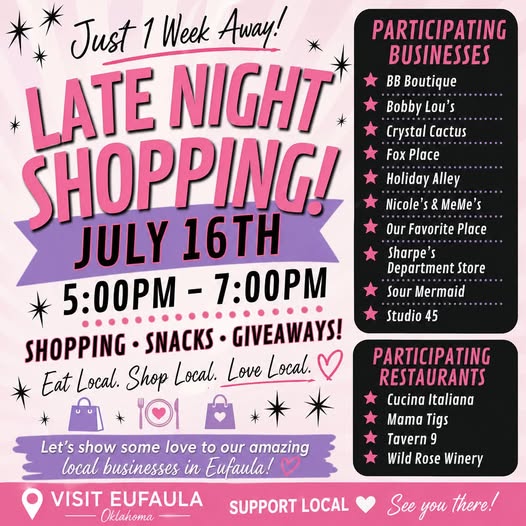 Late Night Shopping in Eufaula
