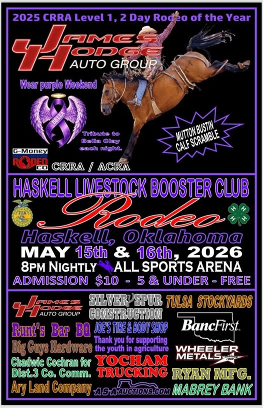 CRRA Level 1, 2-Day Rodeo of the Year