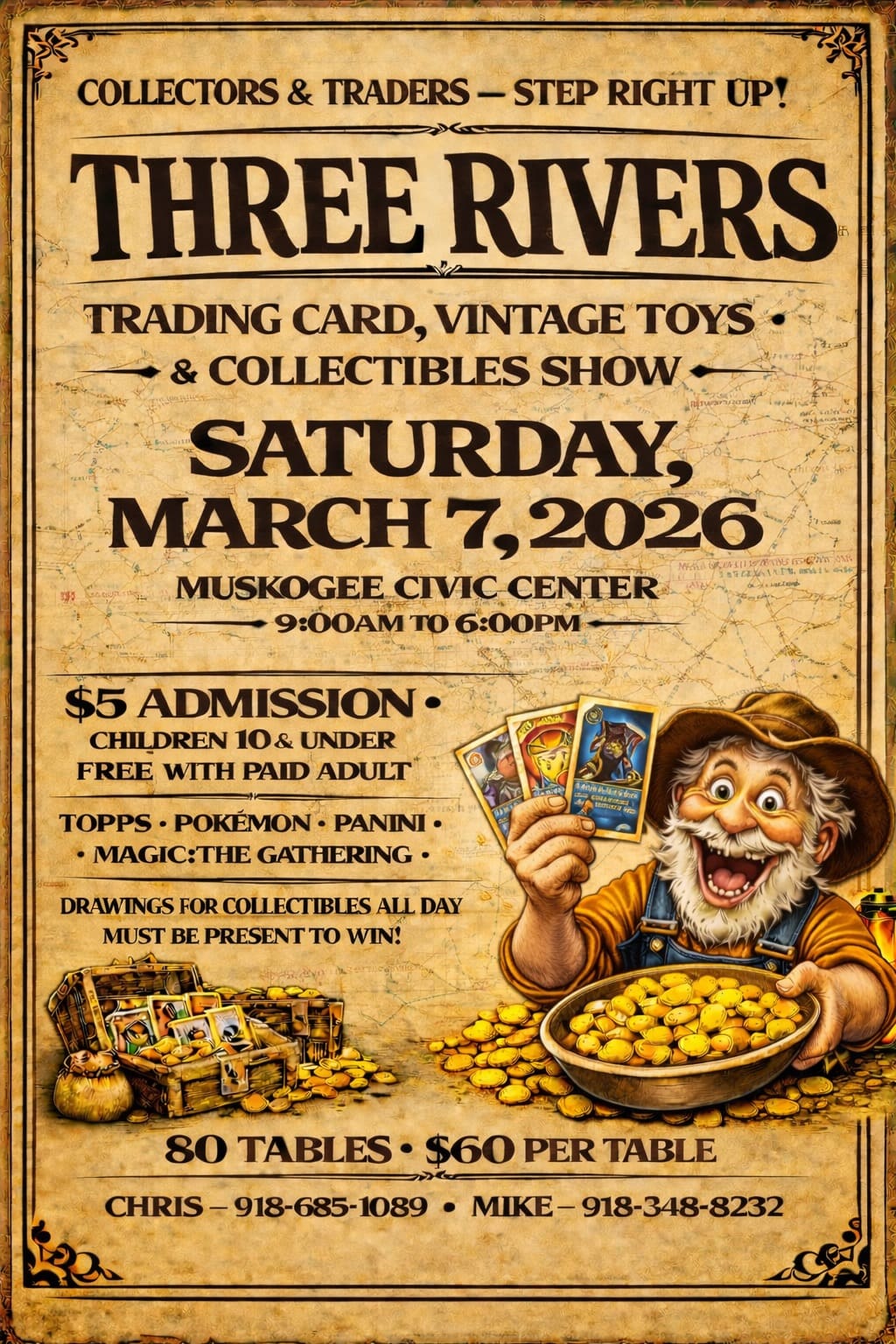 Three Rivers Trading Card, vintage Toy, & Collectibles Show
