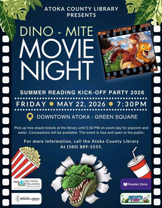 Dino-Mite Movie Night & Summer Reading Kick-Off Party