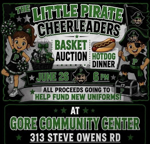 Little Pirate Cheerleaders Basket Auction & Hotdog Dinner