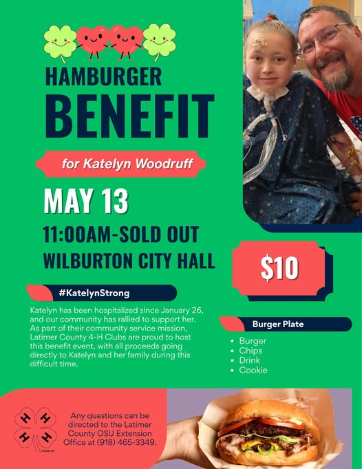 Hamburger Benefit for Katelyn Woodruff
