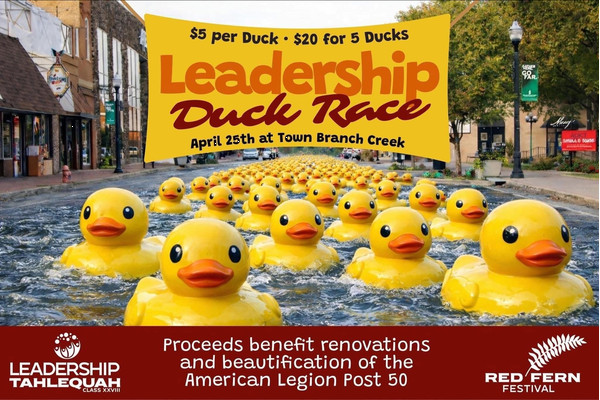 Duck Race at Red Clay