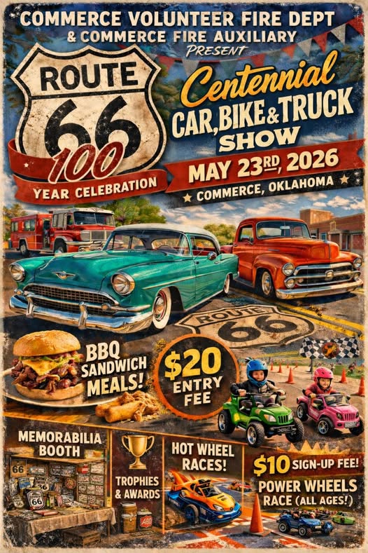 Commerce Volunteer Fire Dept & Auxiliary Car, Bike & Truck Show