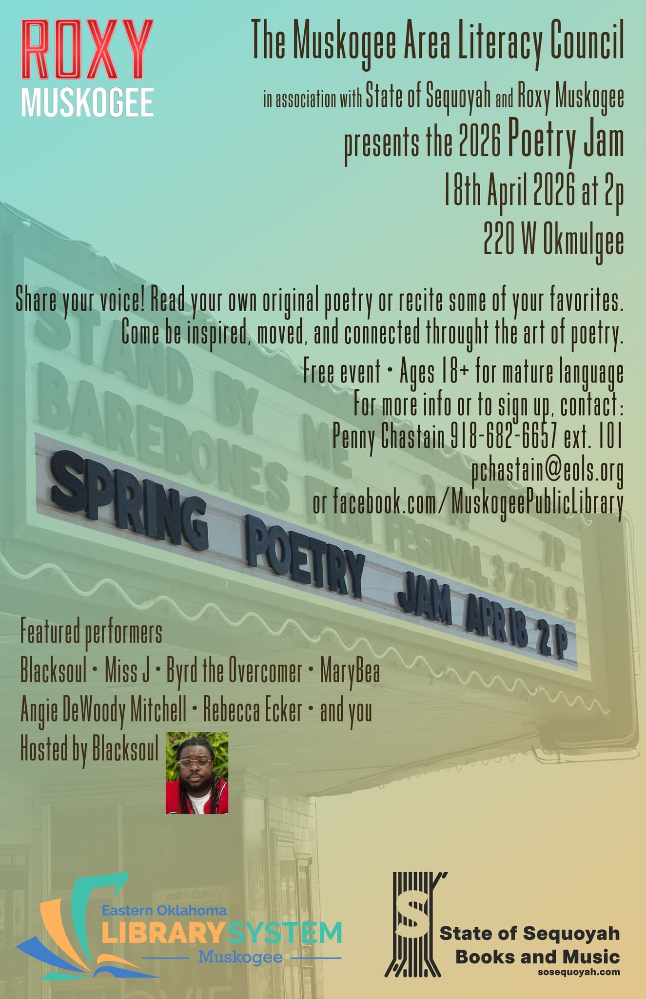 MALC Poetry Jam 2026